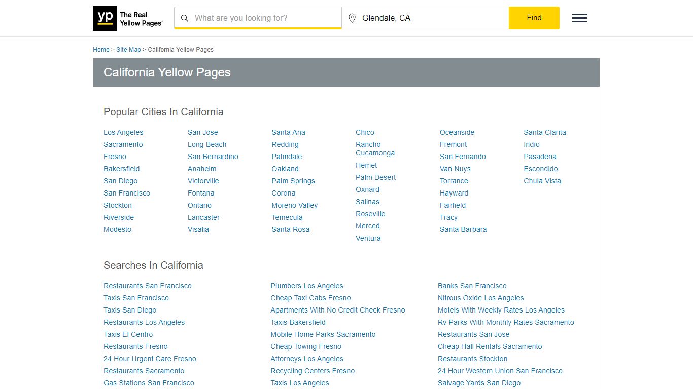 California Yellow Pages - YP.com